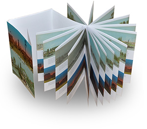6 meter lange leporello foto van de leporello