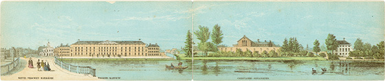 Wittevrouwenbrug/singel & Wolvenplein, 1859