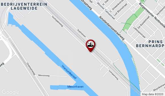 kaart van Isotopenweg