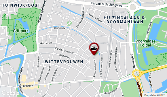 kaart van Veeartsenijstraat